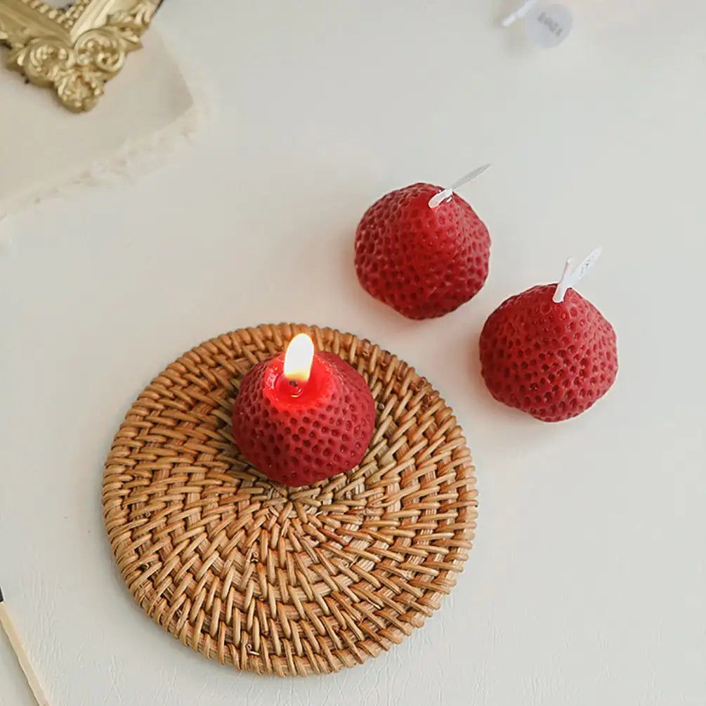 Strawberry Decorative Aromatic Candles